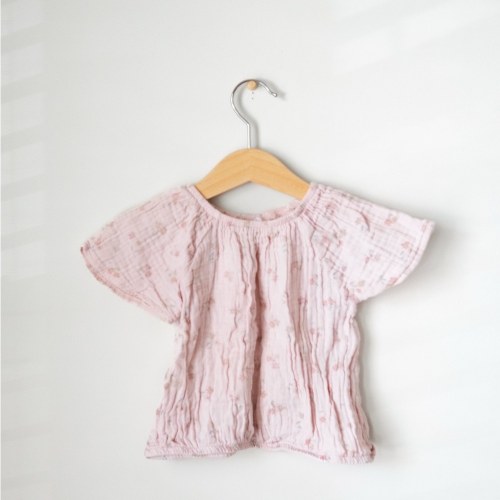 Zara Light Pink Baby Girl Blouse